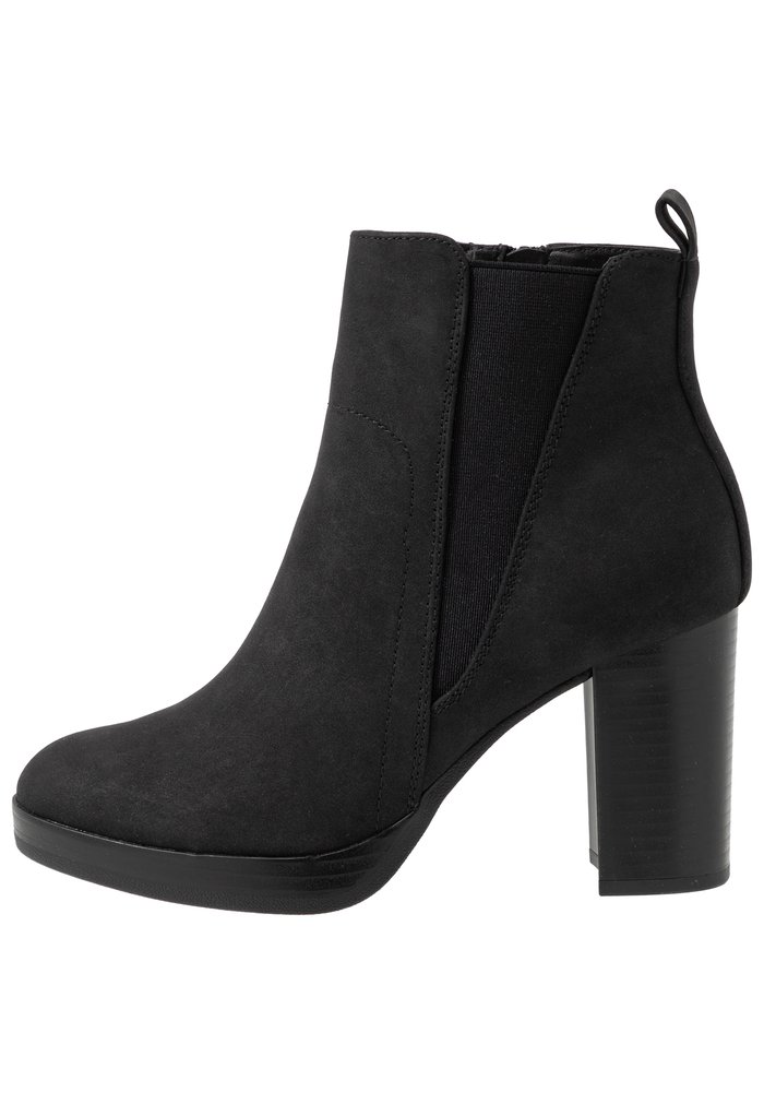 Bottines Anna Field Block heel platform Zip UP Noir Femme | CXK-3897353